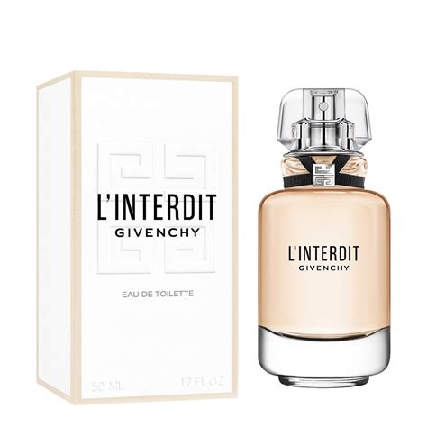 givenchy l interdit eau de toilette 50ml|amende sens interdit Givenchy.